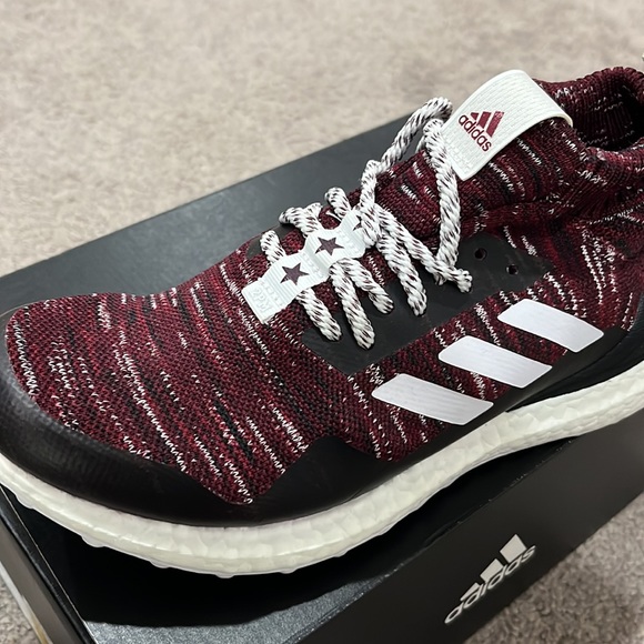 Adidas x Patrick Mahomes Ultra Boost Mid DNA PE Texas Tech  Maroon FZ5491 - Picture 4 of 4
